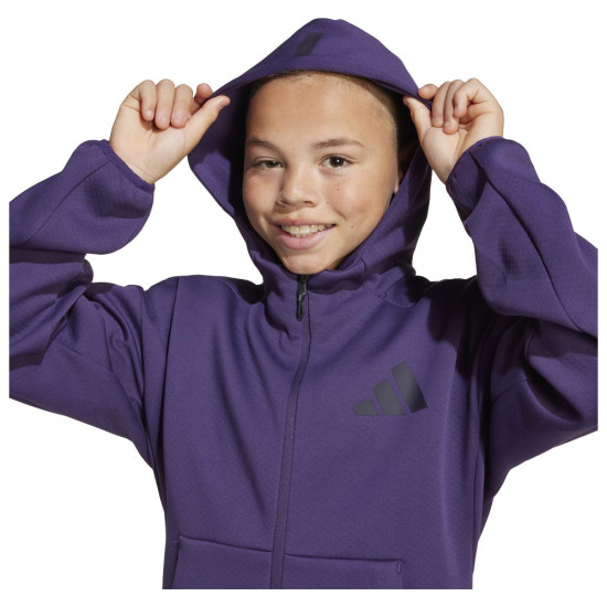 Adidas Παιδική ζακέτα Z.N.E. Full-Zip Hooded Track Top